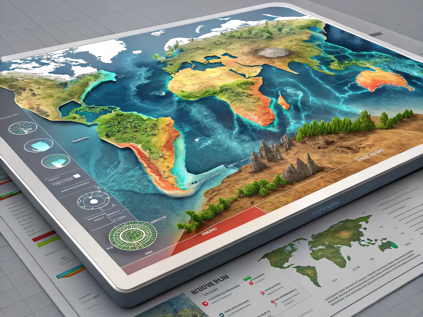 A visual representation of spatial data being analyzed using machine learning algorithms, demonstrating the company's expertise in mapping and machine learning analysis.